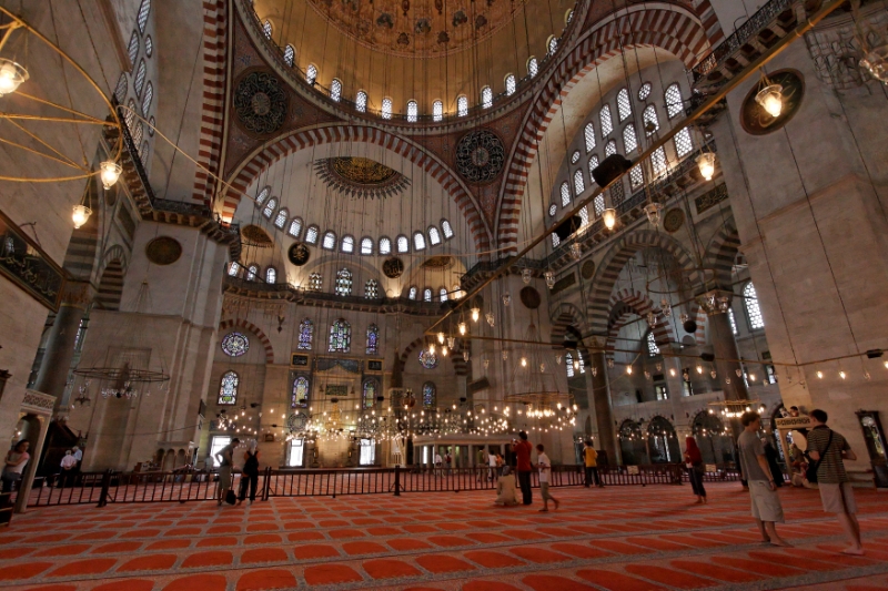 Suleymaniye Camii, Istanbul Turkey 12.jpg - Süleymaniye Camii, Istanbul, Turkey